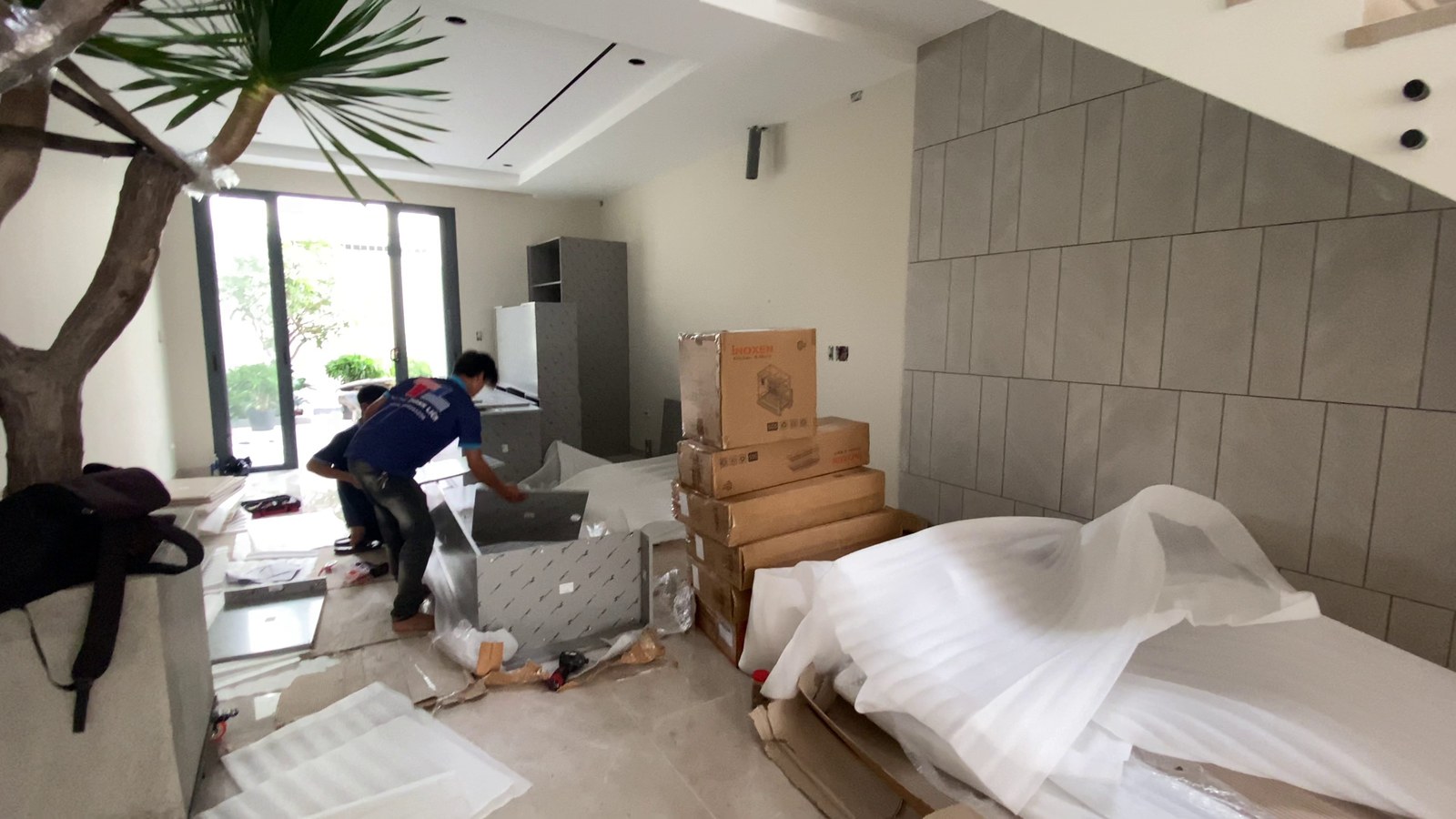 Thi công nội thất tầng trệt nhà phố chị Hiếu tại Bửu Long, Biên Hòa