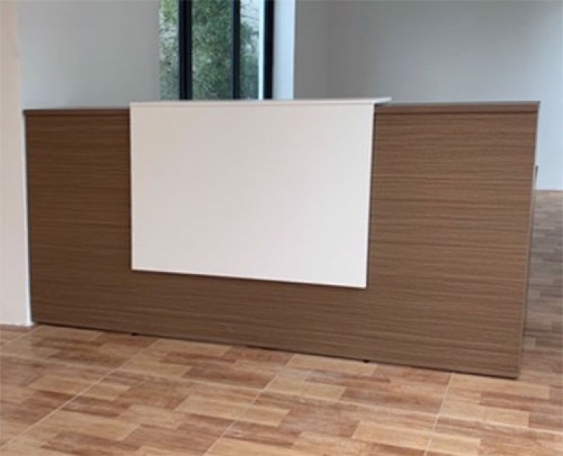 Quầy lễ tân QLT114 (2.4m) - ảnh 2