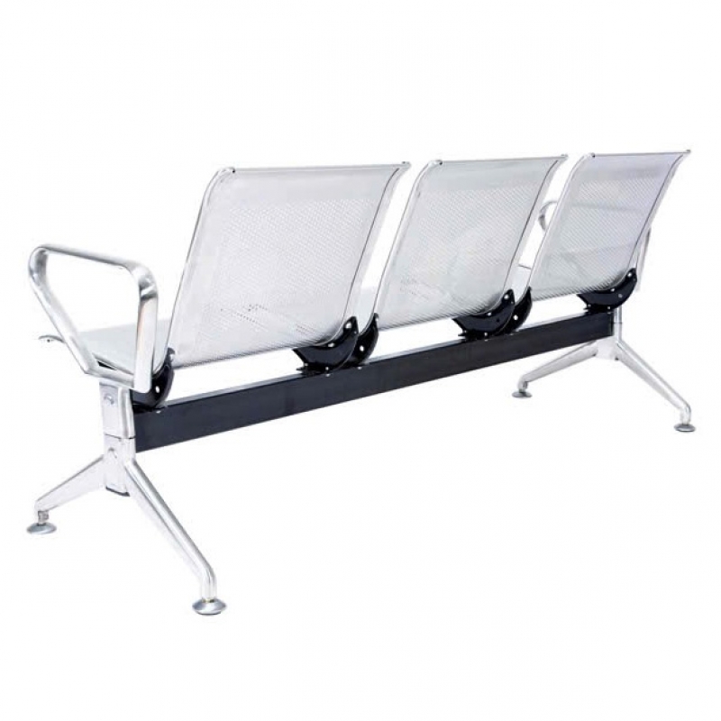 Băng chờ inox 3 chỗ SS3 - ảnh 2