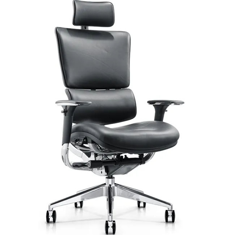 Ghế da thật B-801D - ảnh 1