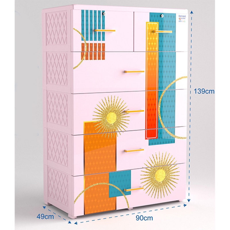 Tủ nhựa 5 tầng TAN05 - ảnh 2