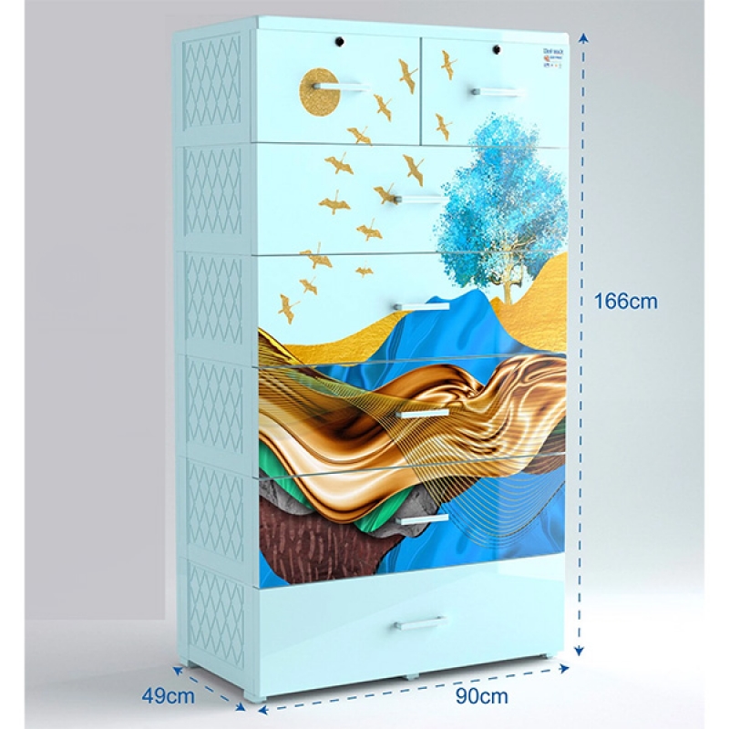 Tủ nhựa 6 tầng TAN06 - ảnh 1