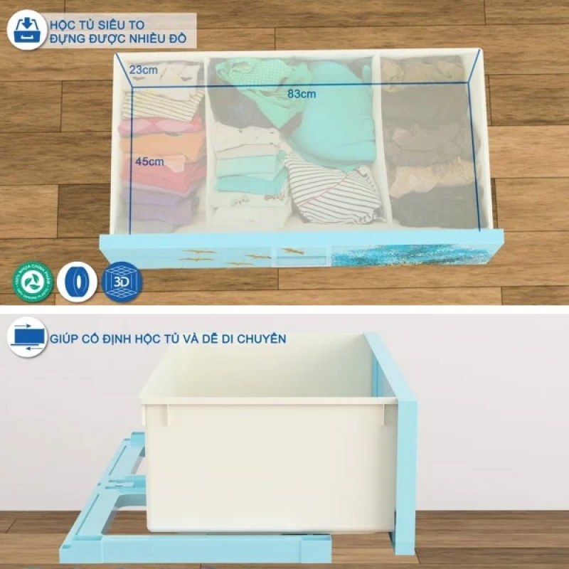 Tủ nhựa 6 tầng TAN06 - ảnh 4
