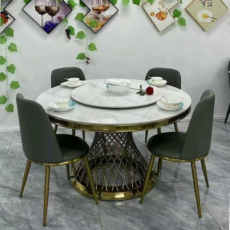 Bàn ăn 2 tầng xoay - ảnh 3