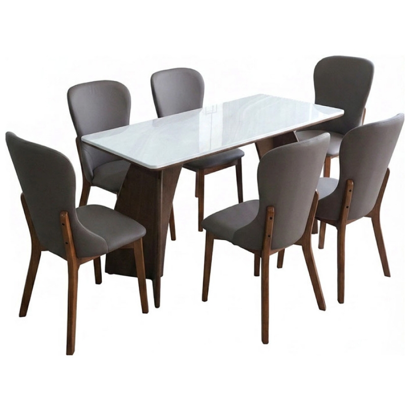 Bàn ăn mặt đá BA515 - ảnh 2