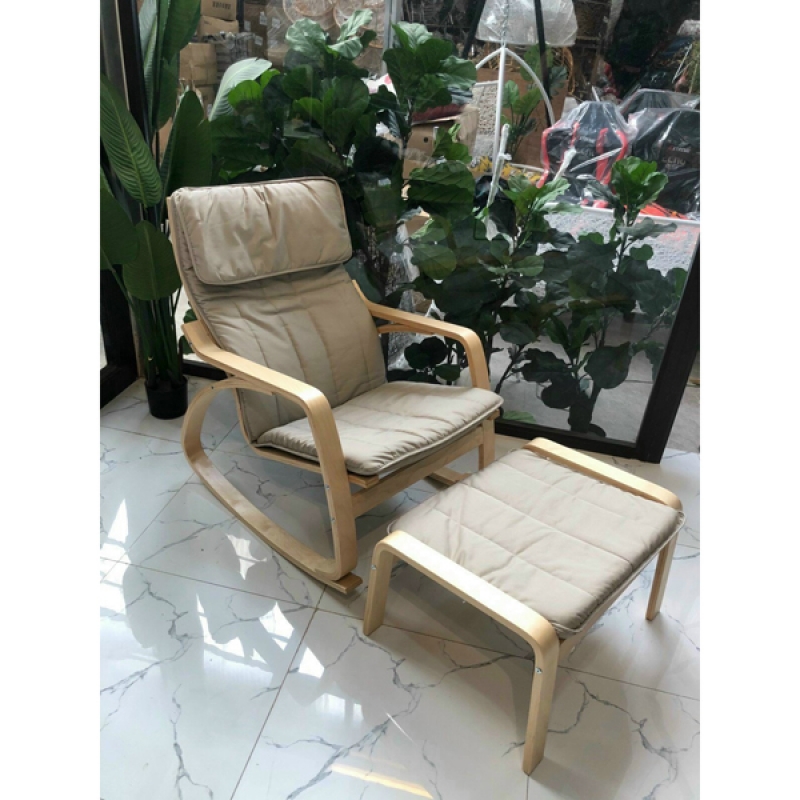 Ghế thư giãn gỗ bạch dương - ảnh 1