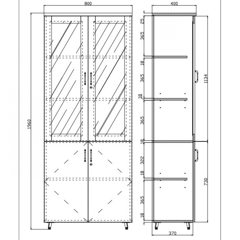 Tủ DX1960-2B3 - ảnh 2