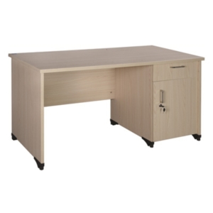 Bàn làm việc AT120SHL3C gỗ MFC phủ Melamine – Nội Thất Thanh Liêm