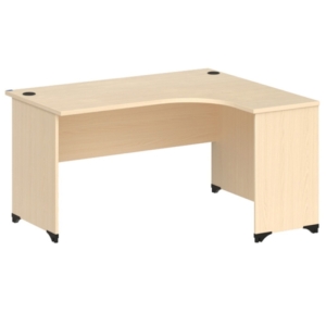 Bàn làm việc ATL16 chữ L gỗ MFC phủ Melamine – Nội Thất Thanh Liêm