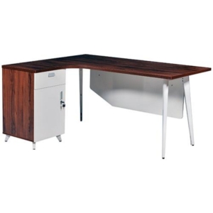 Bàn làm việc DXL14HLC10M6 LUXURY liền hộc chân C10 – Nội Thất Thanh Liêm